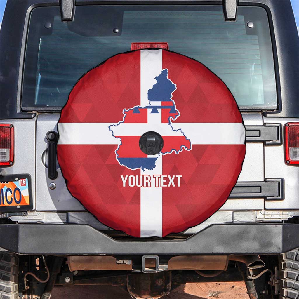 Personalized Italy Piedmont Spare Tire Cover Inspiration Flags Style