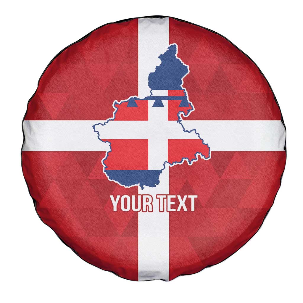 Personalized Italy Piedmont Spare Tire Cover Inspiration Flags Style