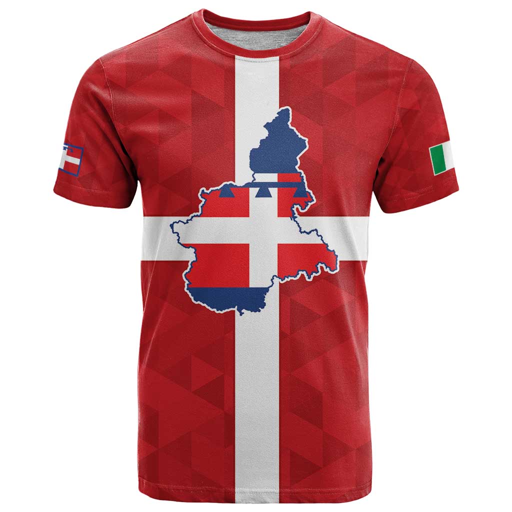 Personalized Italy Piedmont T Shirt Inspiration Flags Style