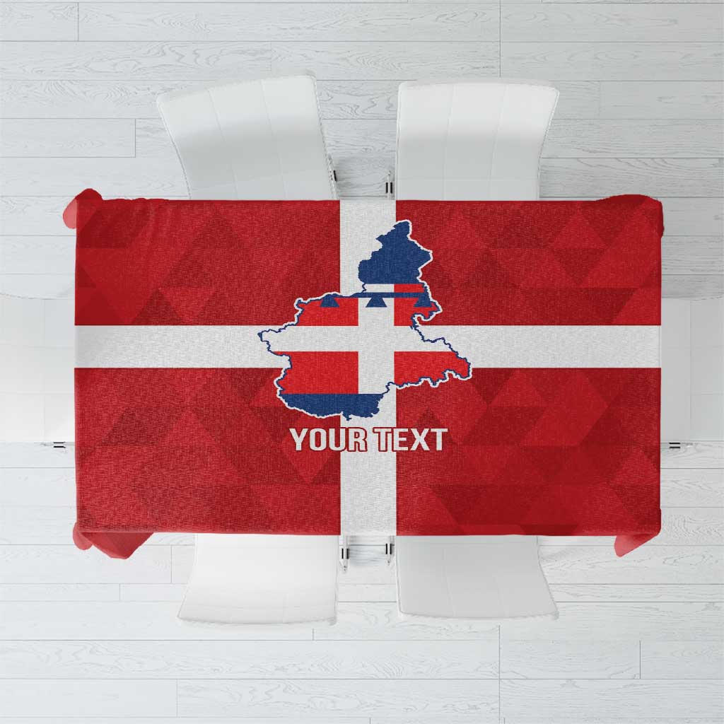 Personalized Italy Piedmont Tablecloth Inspiration Flags Style