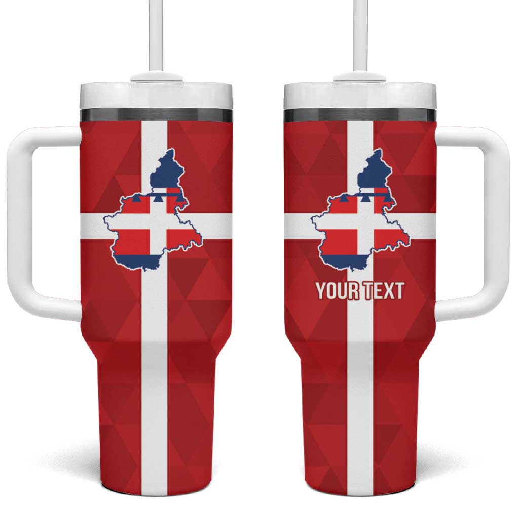 Personalized Italy Piedmont Tumbler With Handle Inspiration Flags Style