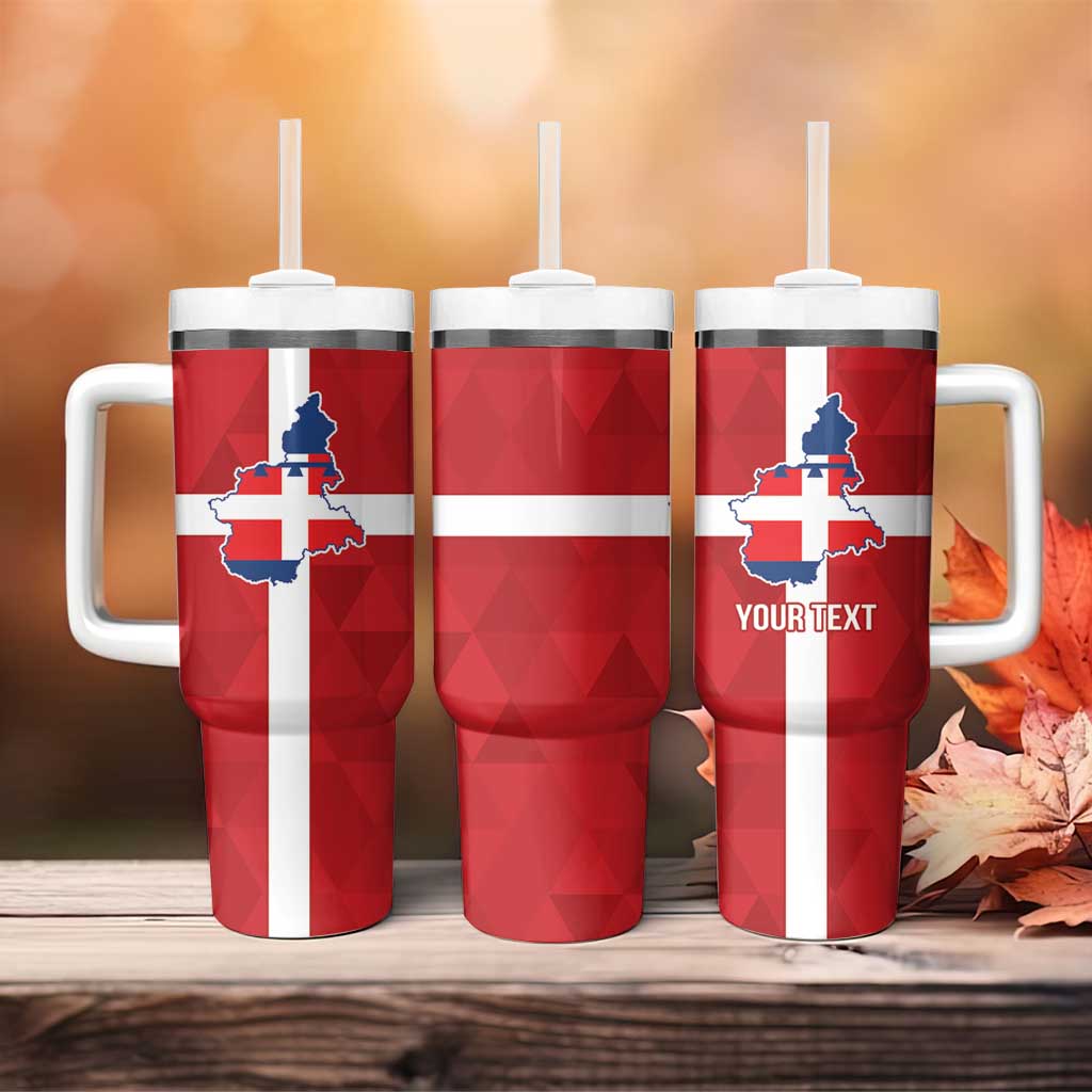 Personalized Italy Piedmont Tumbler With Handle Inspiration Flags Style