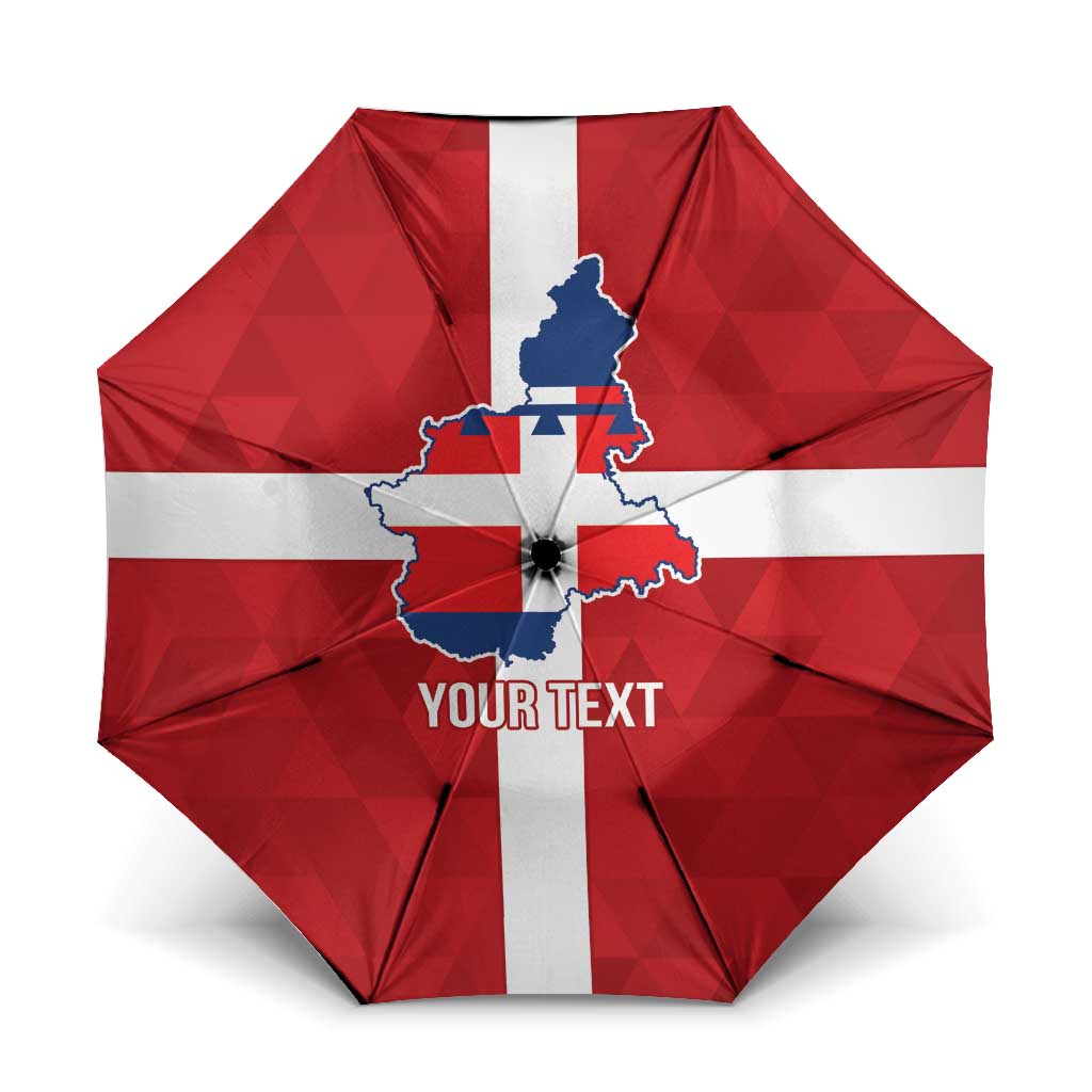 Personalized Italy Piedmont Umbrella Inspiration Flags Style - Wonder Print Shop