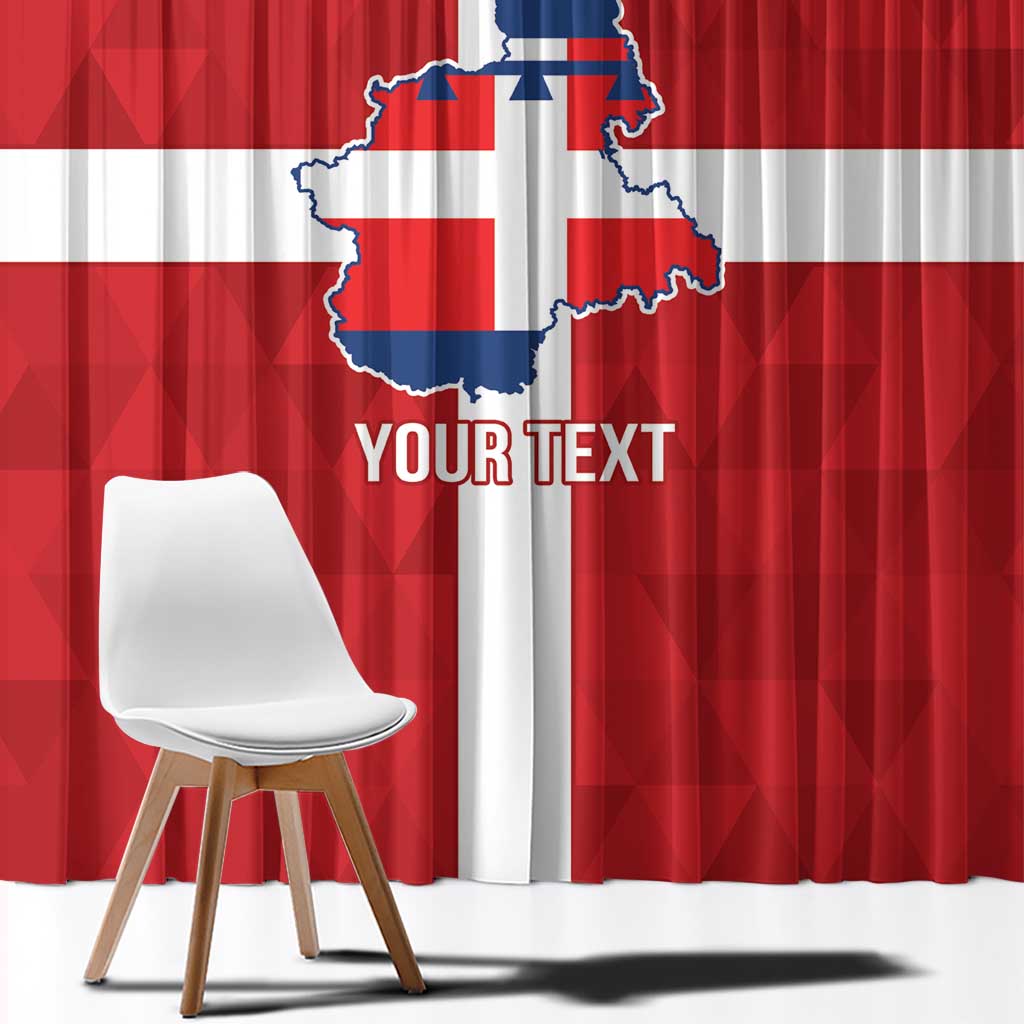 Personalized Italy Piedmont Window Curtain Inspiration Flags Style