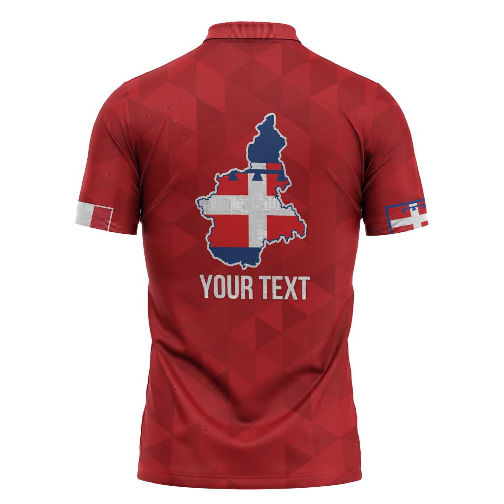 Personalized Italy Piedmont Zipper Polo Shirt Inspiration Flags Style - Wonder Print Shop