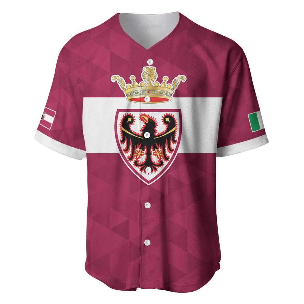 Personalized Italy Provincia Autonoma di Trento Baseball Jersey Inspiration Flags Style