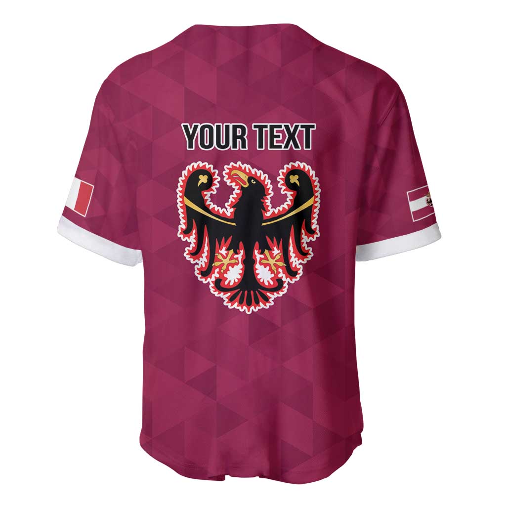 Personalized Italy Provincia Autonoma di Trento Baseball Jersey Inspiration Flags Style
