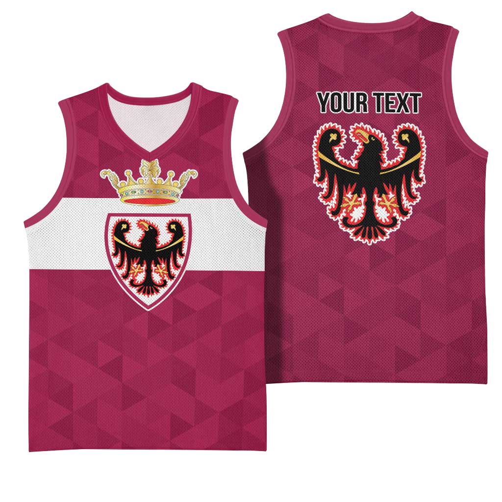 Personalized Italy Provincia Autonoma di Trento Basketball Jersey Inspiration Flags Style - Wonder Print Shop