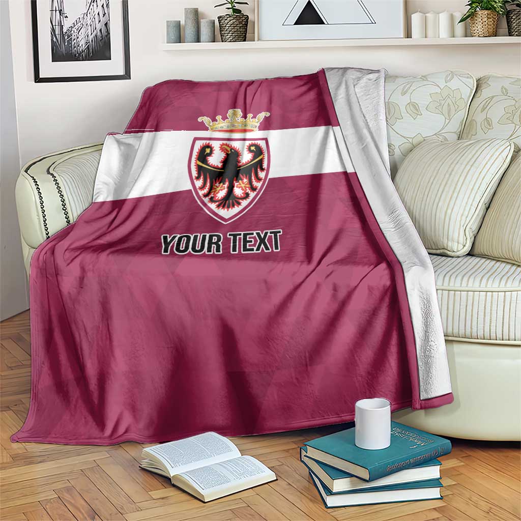 Personalized Italy Provincia Autonoma di Trento Blanket Inspiration Flags Style