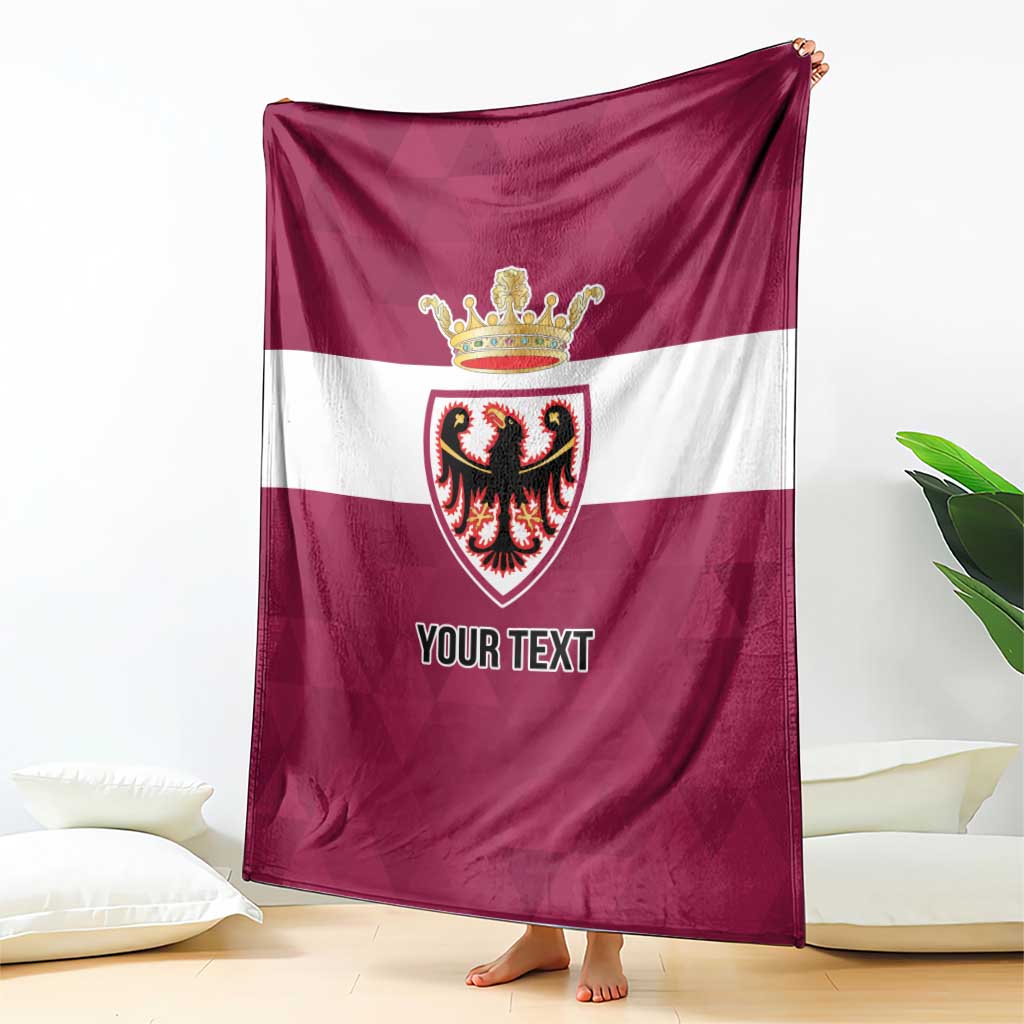 Personalized Italy Provincia Autonoma di Trento Blanket Inspiration Flags Style