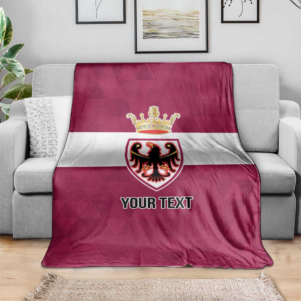 Personalized Italy Provincia Autonoma di Trento Blanket Inspiration Flags Style