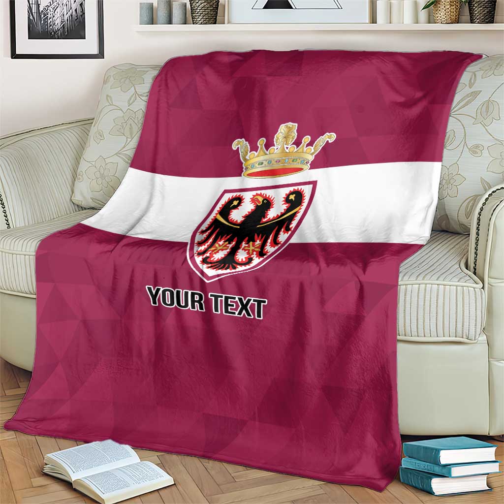 Personalized Italy Provincia Autonoma di Trento Blanket Inspiration Flags Style