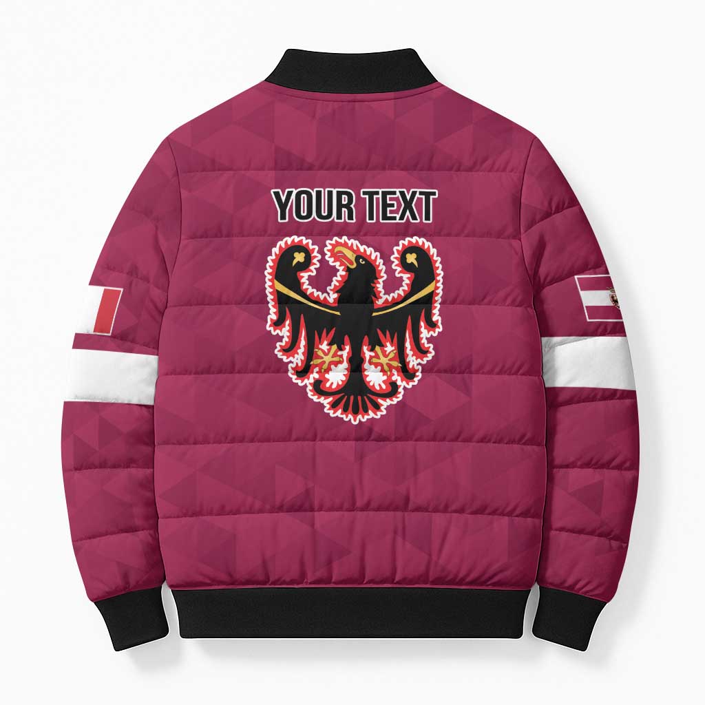 Personalized Italy Provincia Autonoma di Trento Bomber Puffer Jacket Inspiration Flags Style - Wonder Print Shop