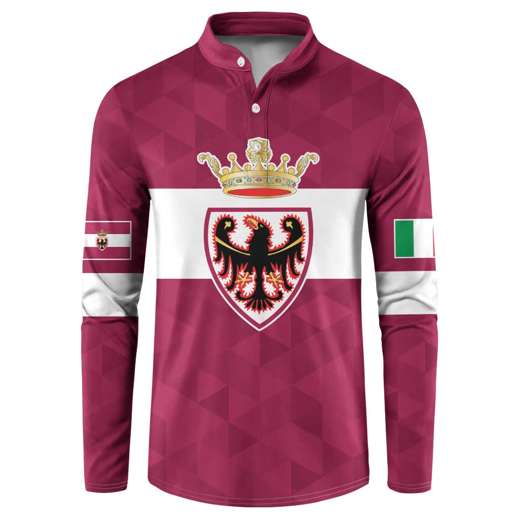 Personalized Italy Provincia Autonoma di Trento Button Sweatshirt Inspiration Flags Style