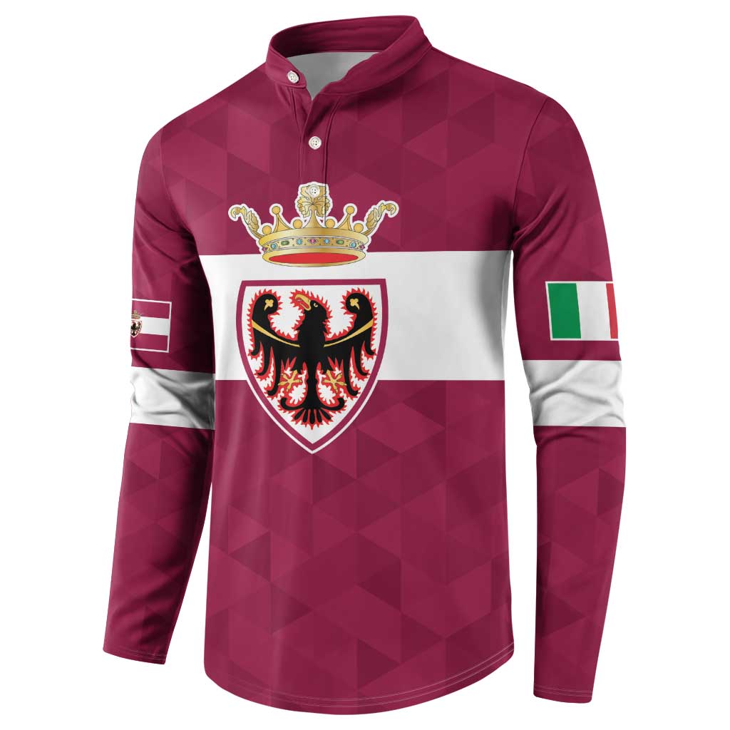 Personalized Italy Provincia Autonoma di Trento Button Sweatshirt Inspiration Flags Style