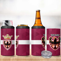 Personalized Italy Provincia Autonoma di Trento 4 in 1 Can Cooler Tumbler Inspiration Flags Style