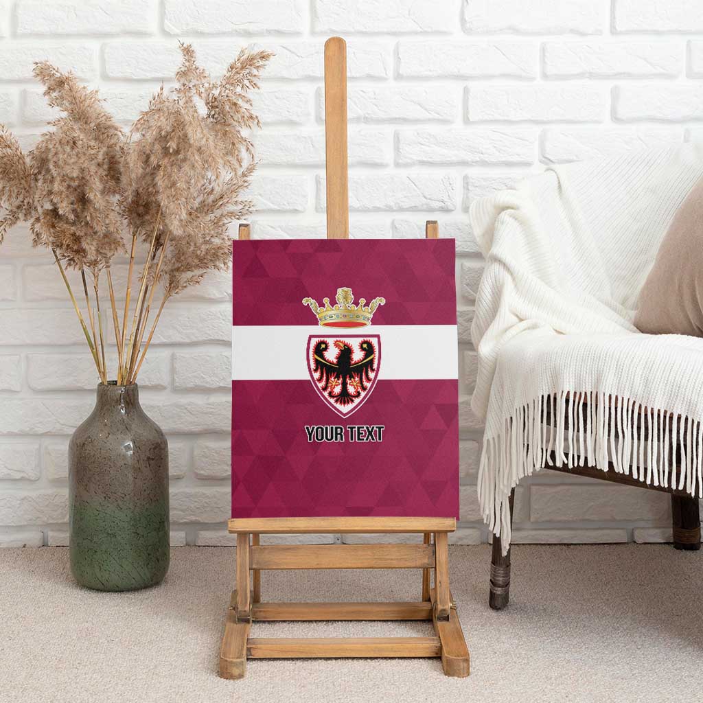 Personalized Italy Provincia Autonoma di Trento Canvas Wall Art Inspiration Flags Style