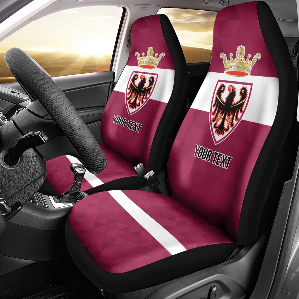 Personalized Italy Provincia Autonoma di Trento Car Seat Cover Inspiration Flags Style