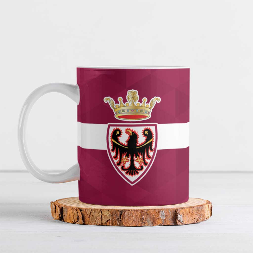 Personalized Italy Provincia Autonoma di Trento Ceramic Mug Inspiration Flags Style - Wonder Print Shop