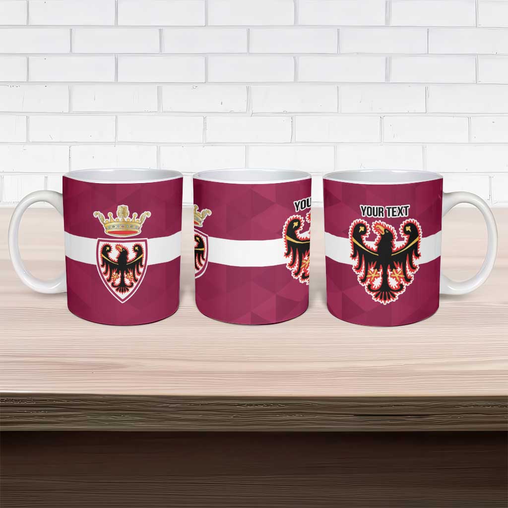 Personalized Italy Provincia Autonoma di Trento Ceramic Mug Inspiration Flags Style - Wonder Print Shop