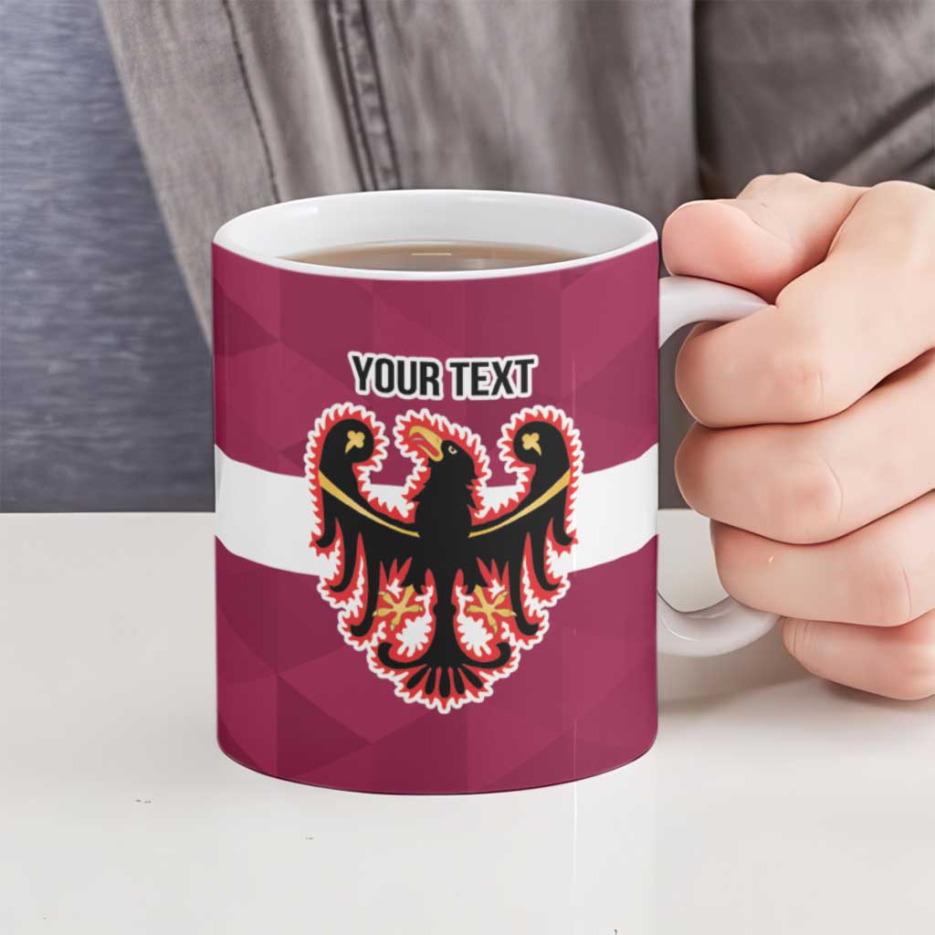 Personalized Italy Provincia Autonoma di Trento Ceramic Mug Inspiration Flags Style - Wonder Print Shop