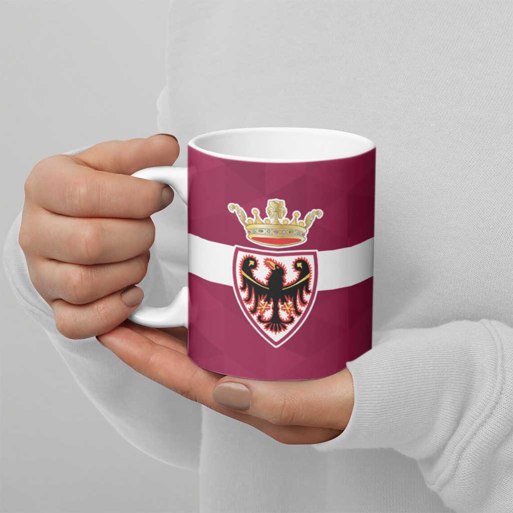Personalized Italy Provincia Autonoma di Trento Ceramic Mug Inspiration Flags Style - Wonder Print Shop