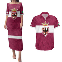 Personalized Italy Provincia Autonoma di Trento Couples Matching Puletasi and Hawaiian Shirt Inspiration Flags Style