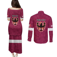 Personalized Italy Provincia Autonoma di Trento Couples Matching Puletasi and Long Sleeve Button Shirt Inspiration Flags Style