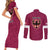 Personalized Italy Provincia Autonoma di Trento Couples Matching Short Sleeve Bodycon Dress and Long Sleeve Button Shirt Inspiration Flags Style