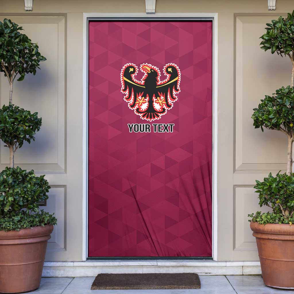 Personalized Italy Provincia Autonoma di Trento Door Cover Inspiration Flags Style - Wonder Print Shop