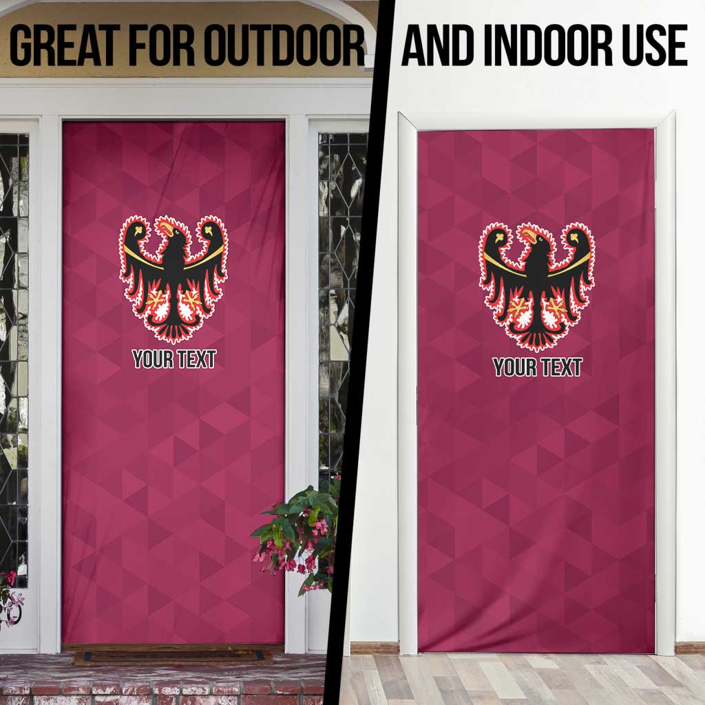 Personalized Italy Provincia Autonoma di Trento Door Cover Inspiration Flags Style - Wonder Print Shop