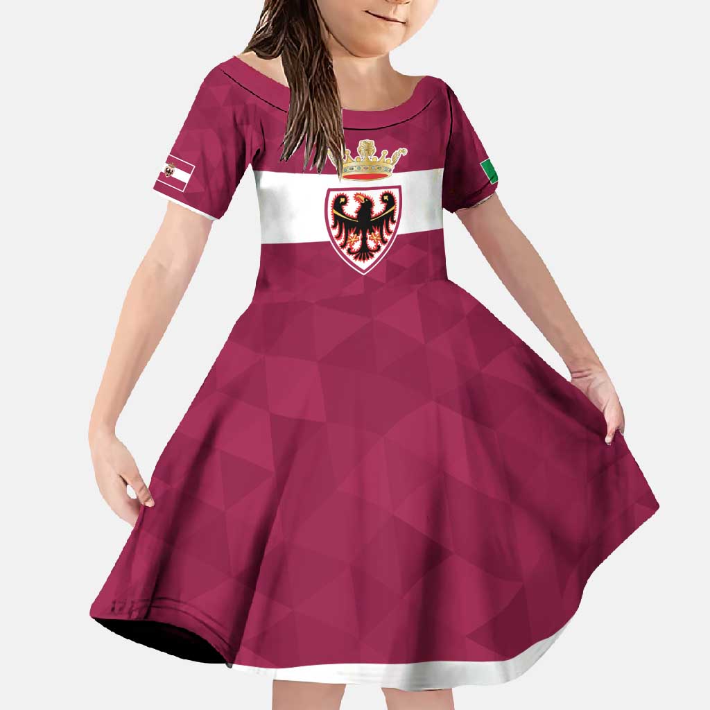 Personalized Italy Provincia Autonoma di Trento Family Matching Long Sleeve Bodycon Dress and Hawaiian Shirt Inspiration Flags Style