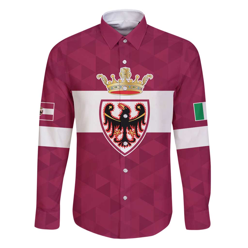 Personalized Italy Provincia Autonoma di Trento Family Matching Long Sleeve Bodycon Dress and Hawaiian Shirt Inspiration Flags Style