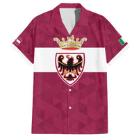 Personalized Italy Provincia Autonoma di Trento Family Matching Off The Shoulder Long Sleeve Dress and Hawaiian Shirt Inspiration Flags Style