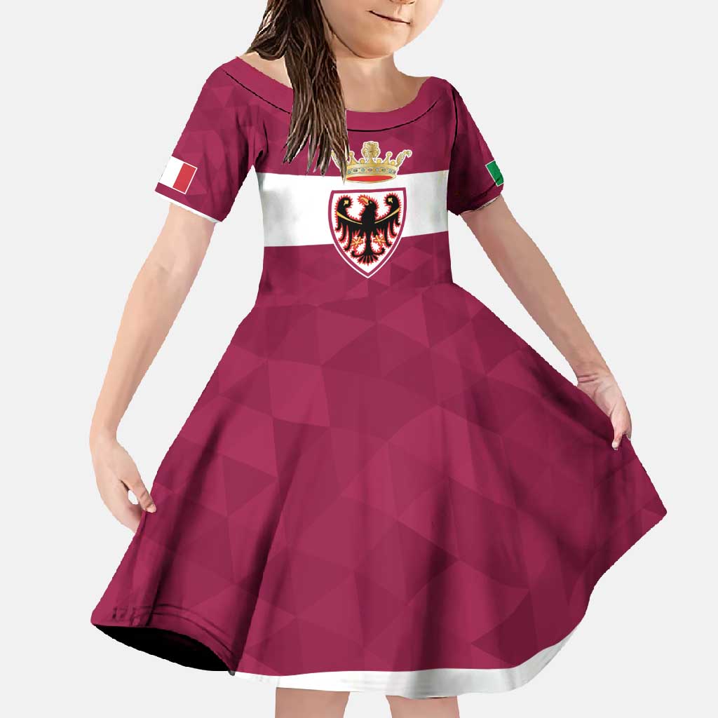 Personalized Italy Provincia Autonoma di Trento Family Matching Off Shoulder Maxi Dress and Hawaiian Shirt Inspiration Flags Style
