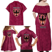 Personalized Italy Provincia Autonoma di Trento Family Matching Off Shoulder Maxi Dress and Hawaiian Shirt Inspiration Flags Style