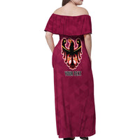 Personalized Italy Provincia Autonoma di Trento Family Matching Off Shoulder Maxi Dress and Hawaiian Shirt Inspiration Flags Style