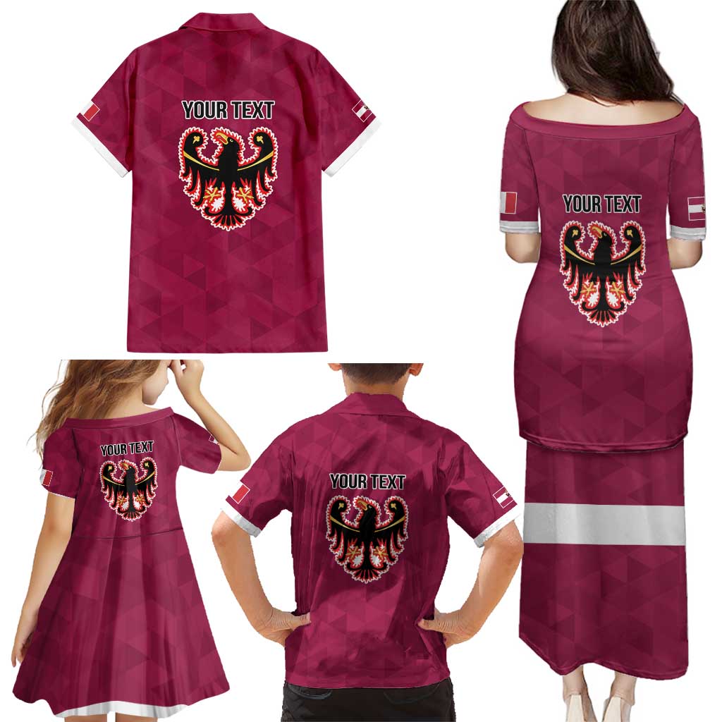 Personalized Italy Provincia Autonoma di Trento Family Matching Puletasi and Hawaiian Shirt Inspiration Flags Style