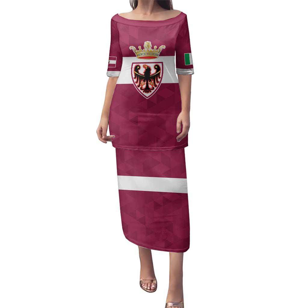 Personalized Italy Provincia Autonoma di Trento Family Matching Puletasi and Hawaiian Shirt Inspiration Flags Style