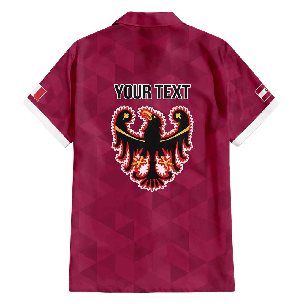 Personalized Italy Provincia Autonoma di Trento Family Matching Short Sleeve Bodycon Dress and Hawaiian Shirt Inspiration Flags Style