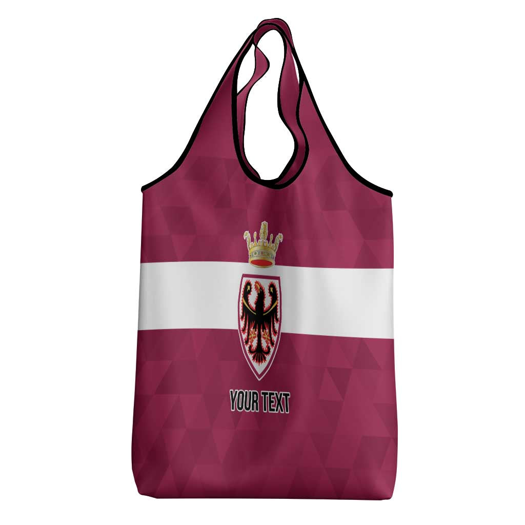 Personalized Italy Provincia Autonoma di Trento Grocery Bag Inspiration Flags Style