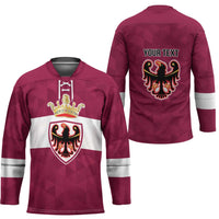 Personalized Italy Provincia Autonoma di Trento Hockey Jersey Inspiration Flags Style - Wonder Print Shop