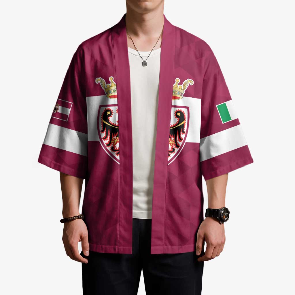 Personalized Italy Provincia Autonoma di Trento Kimono Inspiration Flags Style - Wonder Print Shop