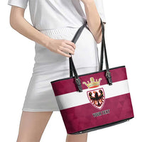 Personalized Italy Provincia Autonoma di Trento Leather Tote Bag Inspiration Flags Style