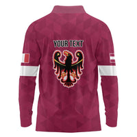 Personalized Italy Provincia Autonoma di Trento Long Sleeve Polo Shirt Inspiration Flags Style