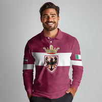 Personalized Italy Provincia Autonoma di Trento Long Sleeve Polo Shirt Inspiration Flags Style