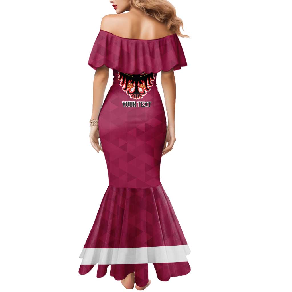 Personalized Italy Provincia Autonoma di Trento Mermaid Dress Inspiration Flags Style