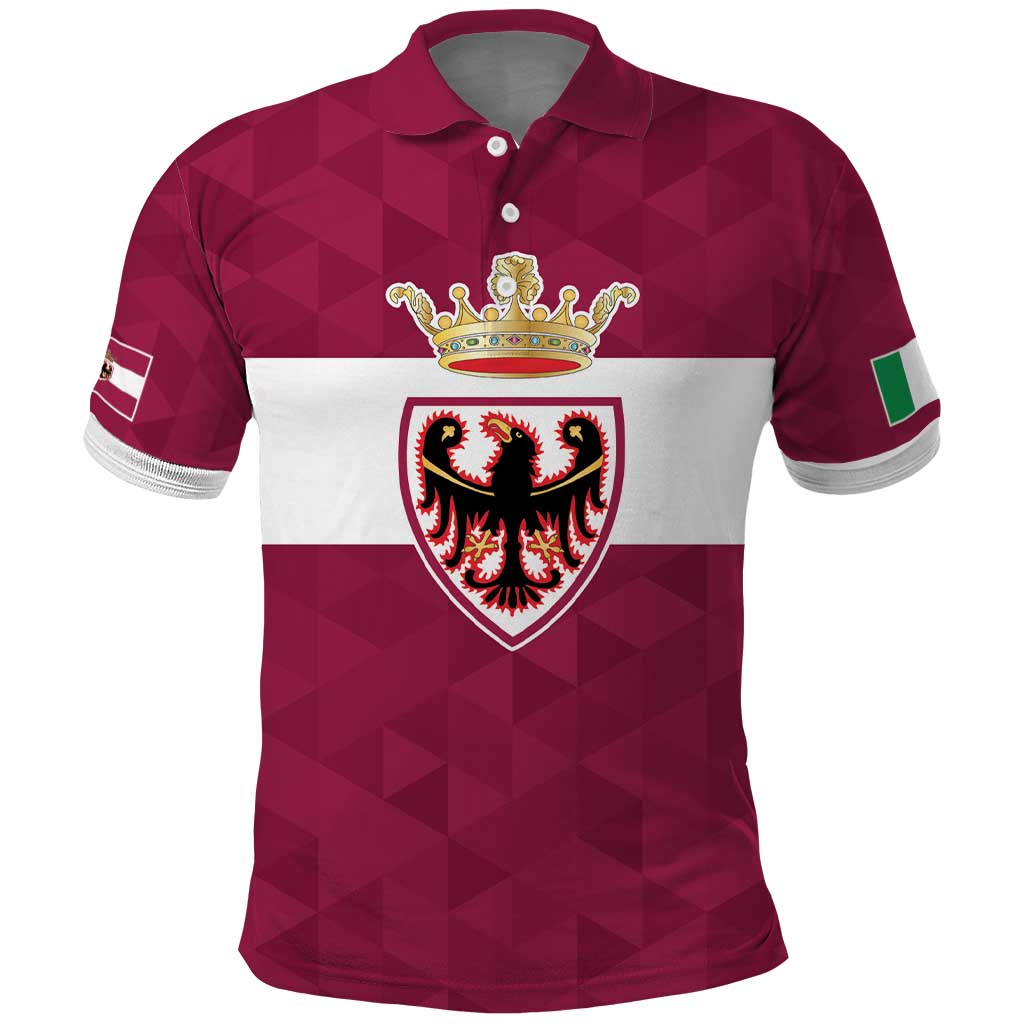 Personalized Italy Provincia Autonoma di Trento Polo Shirt Inspiration Flags Style