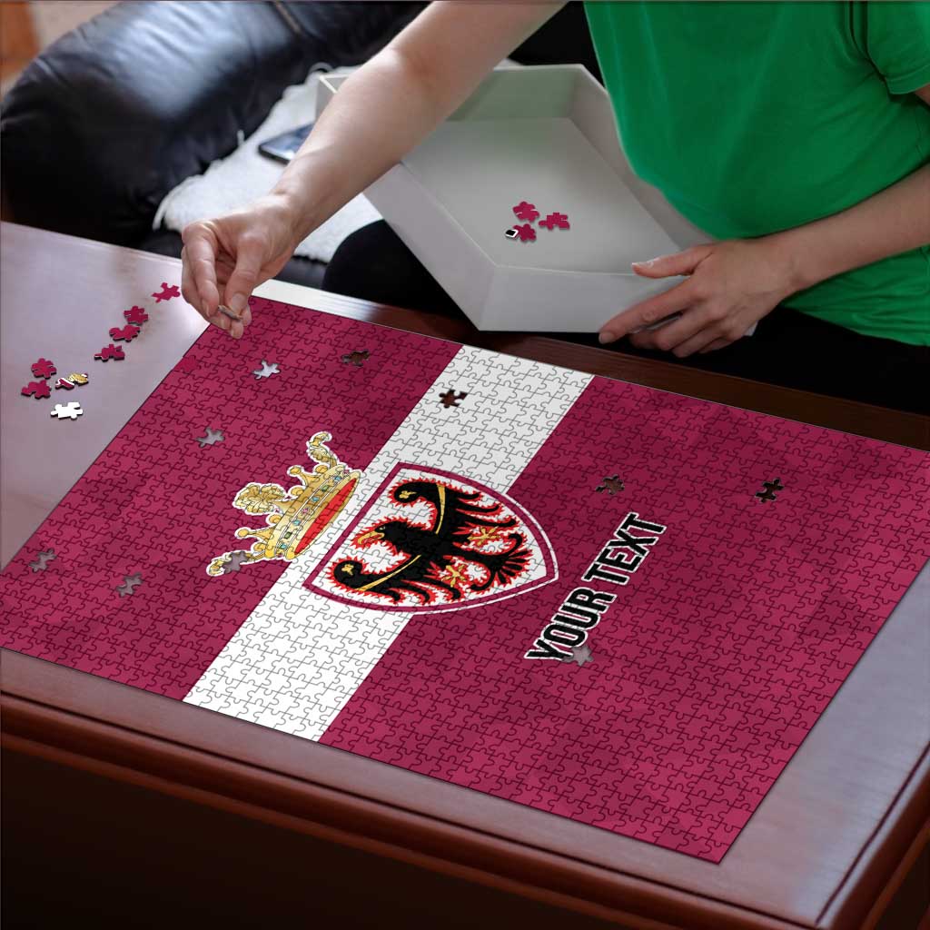 Personalized Italy Provincia Autonoma di Trento Puzzle Inspiration Flags Style - Wonder Print Shop