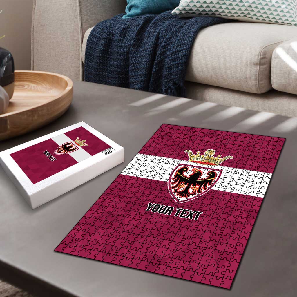 Personalized Italy Provincia Autonoma di Trento Puzzle Inspiration Flags Style - Wonder Print Shop
